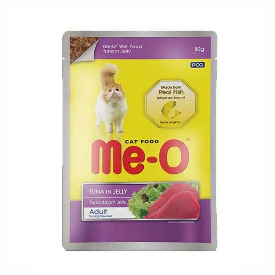 Me-o Pouch Jelly Ton Balıklı Yetişkin Kedi Konservesi 80 GR | SRC: Barcode: 8850477017672